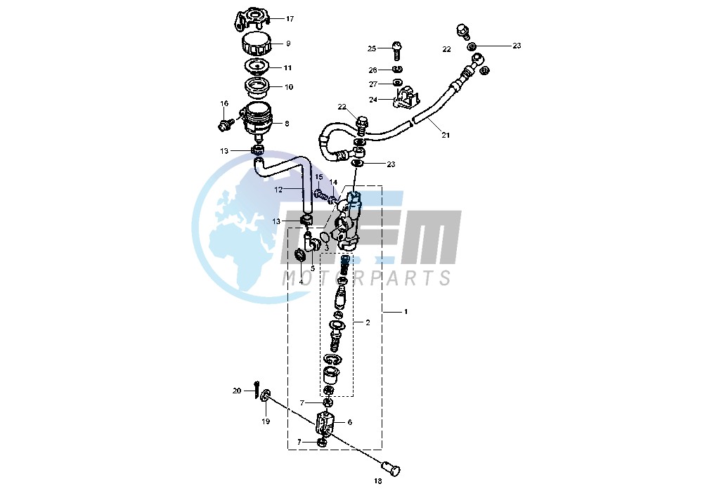 REAR MASTER CYLINDER