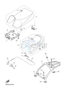 FJR1300A FJR1300-A FJR1300A ABS (B881) drawing SEAT