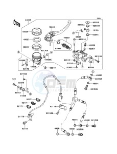 NINJA_ZX-10R ZX1000JBF FR GB XX (EU ME A(FRICA) drawing Front Master Cylinder