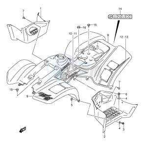 LT-A50 (P3-P28) drawing FRAME COVER (MODEL K4)