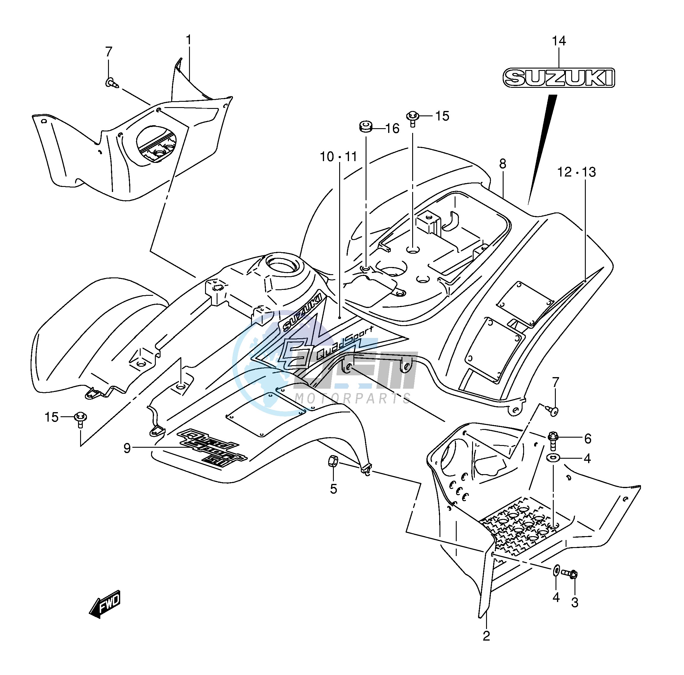 FRAME COVER (MODEL K4)