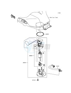 Z300_ABS ER300BFF XX (EU ME A(FRICA) drawing Fuel Pump