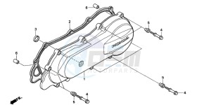 SFX50MM drawing LEFT SIDE COVER