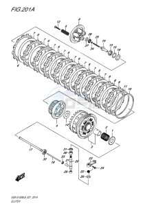 GSX-S1000F ABS EU drawing CLUTCH