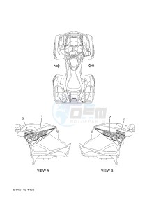 YFM700FWAD YFM70GPHJ GRIZZLY 700 EPS (B1AG) drawing GRAPHICS