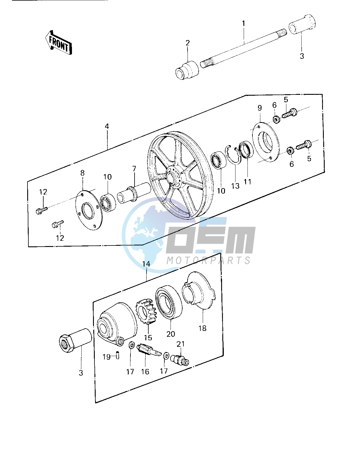 FRONT WHEEL_HUB