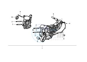 LX 4T 50 drawing Crankcase