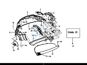 FIDDLE III 50 (XA05W5-EU) (L8-M0) drawing BODY COVER