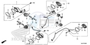 CBR650F 2ED - (2ED) drawing WINKER