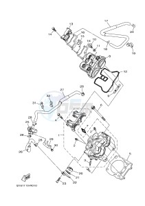 YFM700FWAD YFM70GPLH GRIZZLY 700 EPS (B1A6) drawing CYLINDER HEAD