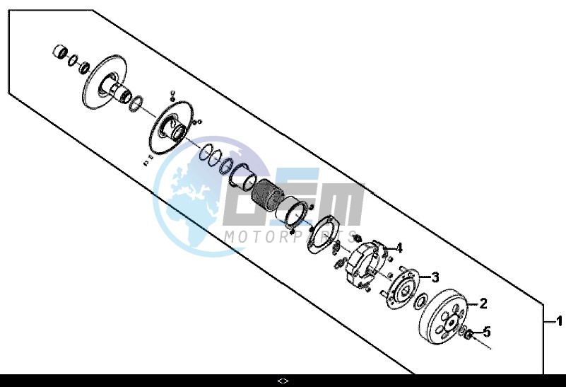 DRIVEN PULLEY ASSY