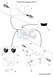 YFM700FWBD KODIAK 700 EPS (B5KN) drawing WVTA LIGHTING