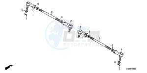 TRX250TMB drawing TIE ROD