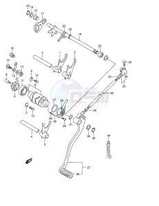 VZ800 (E3-E28) MARAUDER drawing GEAR SHIFTING