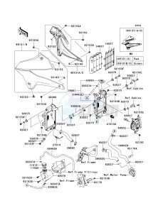 KLX 250 T [KLX250S] (T8F) T9F drawing RADIATOR