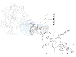 Sprint 50 4T 4V (NAFTA) drawing Driving pulley