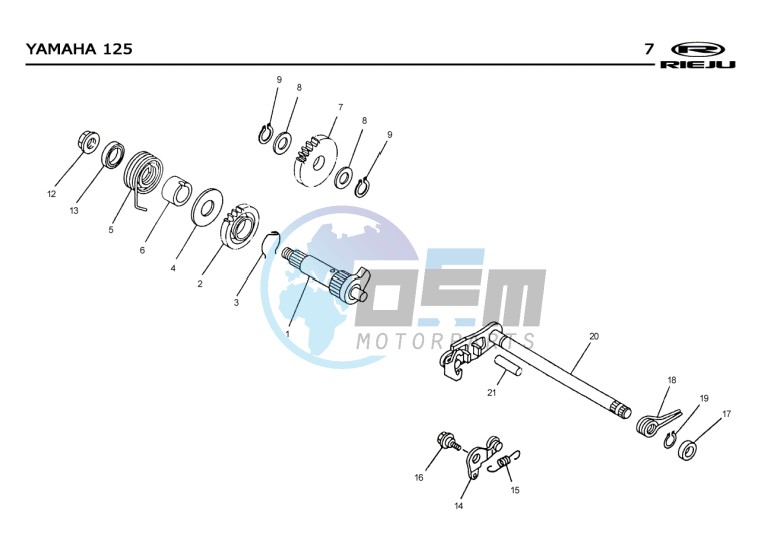 KICKSTART SHAFT  EURO2