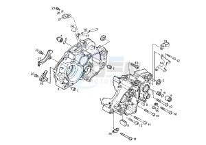 GPR RACING -125 cc drawing CRANKCASE