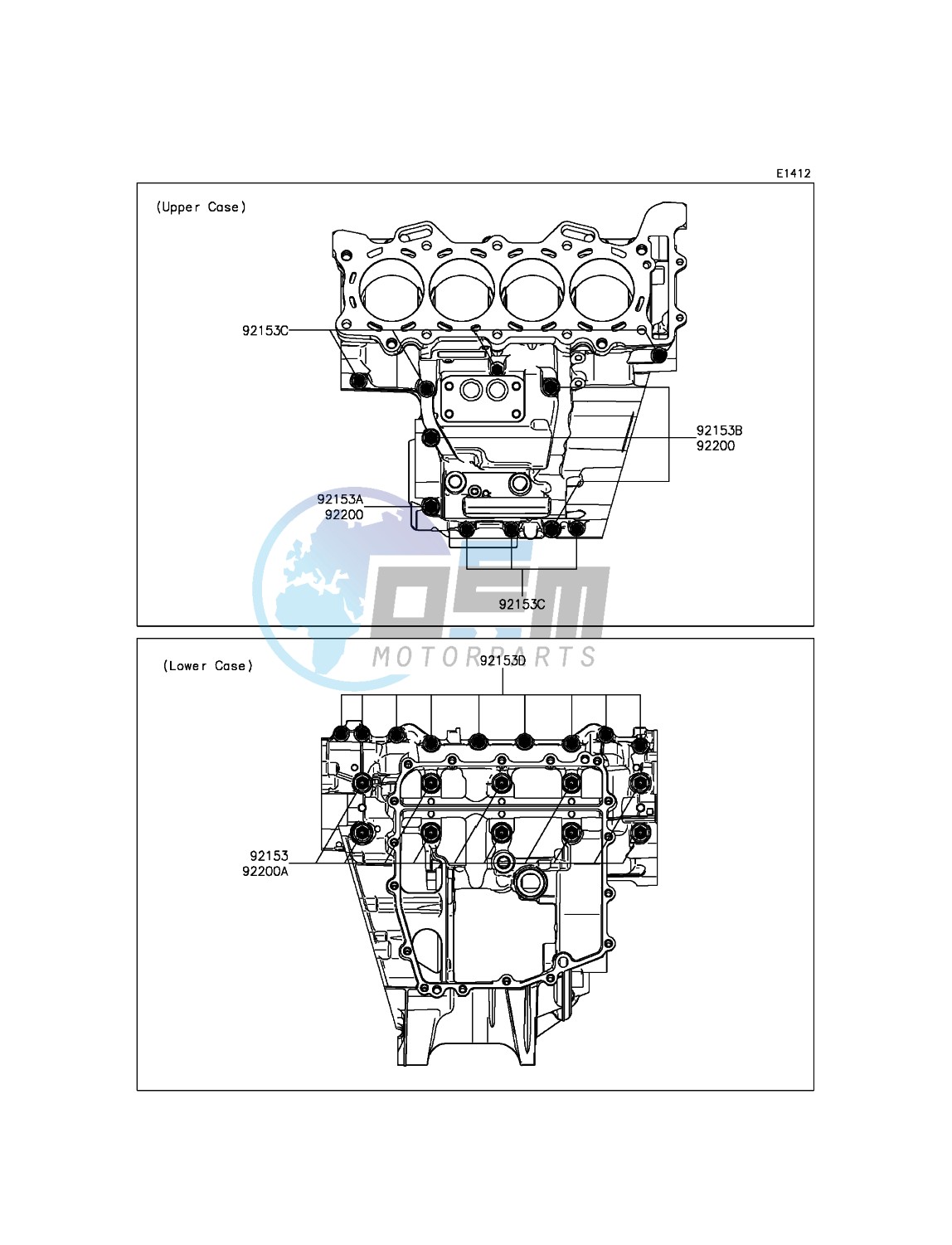 Crankcase Bolt Pattern