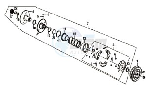 SYMPHONY 50 45KMH drawing CLUTCH