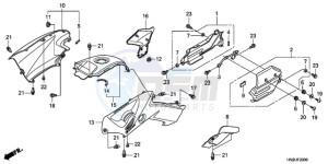 TRX500FAA Australia - (U) drawing BODY COVER