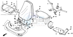 CH125 drawing HANDLE PIPE/HANDLE COVER