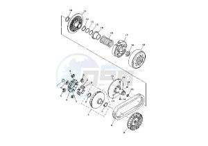 YP MAJESTY 400 drawing CLUTCH