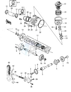 KZ 1300 A (A1-A3) drawing WATER PUMP