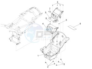 California 1400 Custom ABS 1380 USA-CND drawing Saddle compartment