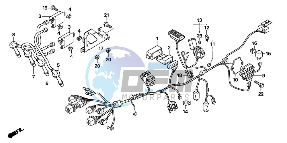 WIRE HARNESS (CBF600N6/NA6)