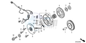 VTR2509 France - (F / CMF LL MK) drawing PULSE GENERATOR/STARTING CLUTCH