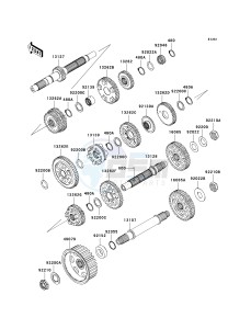 VN 2000 H [VULCAN 2000 CLASSIC] (8F-9F) 0H9F drawing TRANSMISSION