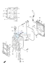 DF 9.9A drawing Cylinder Head