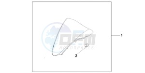 VFR8009 Europe Direct - (ED / MME) drawing WINDSCREEN