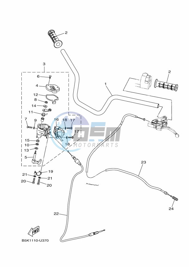 STEERING HANDLE & CABLE