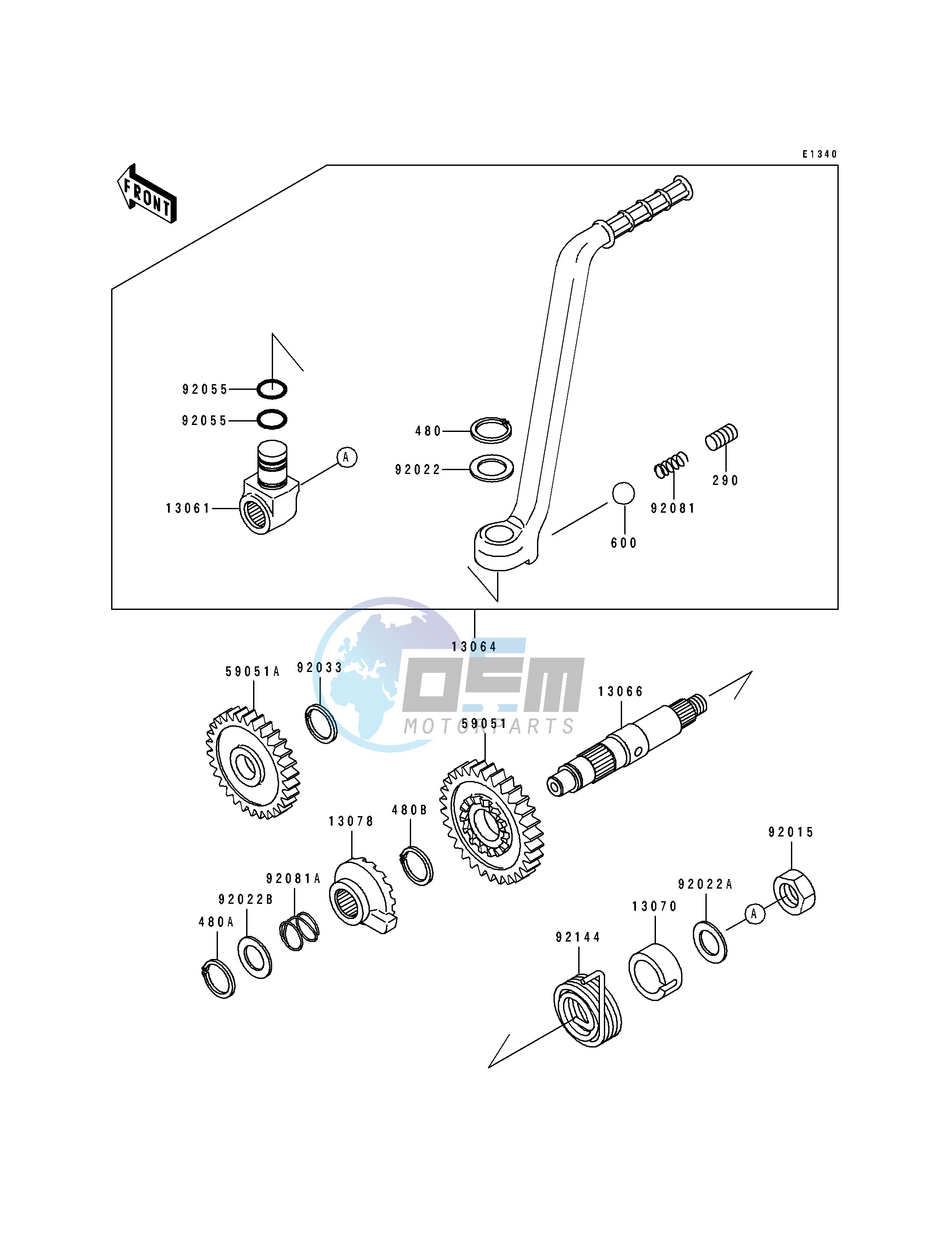 KICKSTARTER MECHANISM