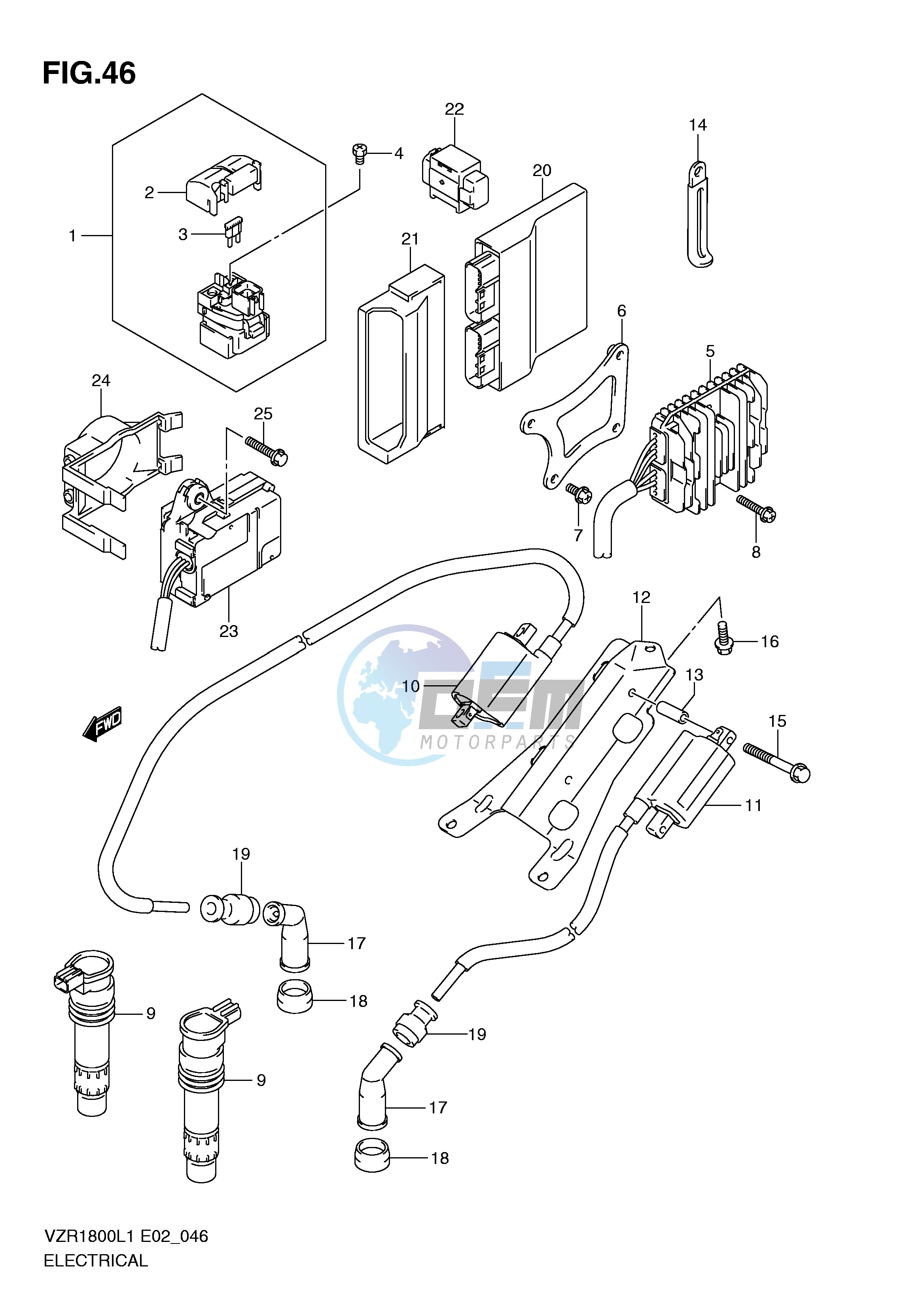 ELECTRICAL (VZR1800ZUFL1 E19)