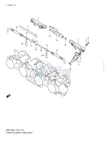 GSF-1250 BANDIT EU drawing THROTTLE BODY HOSE-JOINT