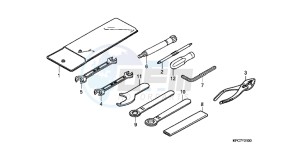 XL125VB drawing TOOLS