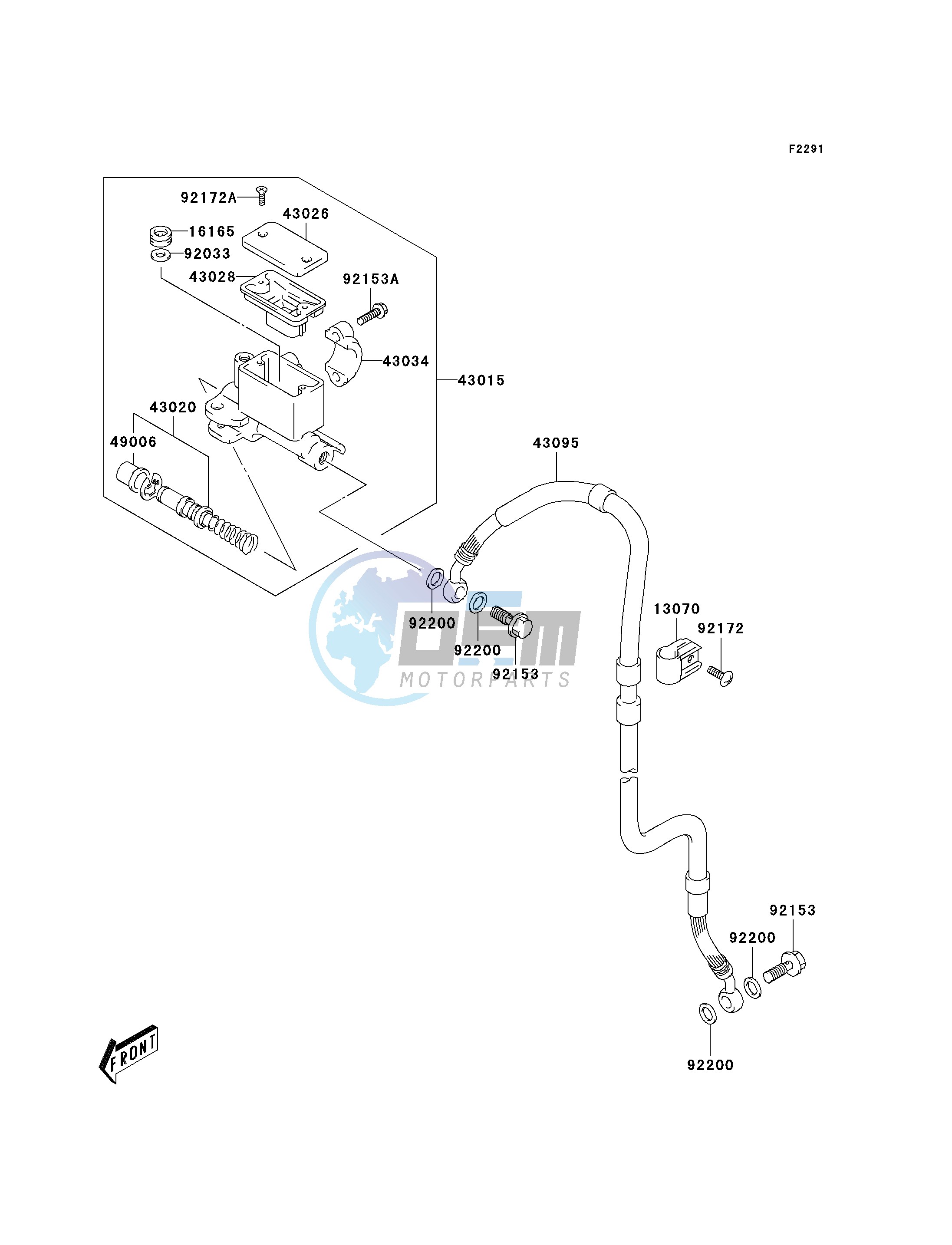 FRONT MASTER CYLINDER