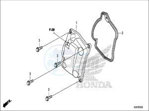 WW125EX2H WW125 E drawing CYLINDER HEAD COVER