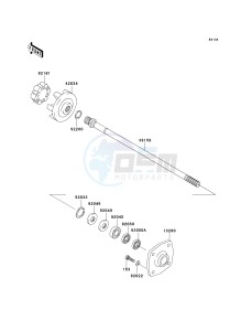 JT 1500 G [ULTRA LX] (G9F) G9F drawing DRIVE SHAFT