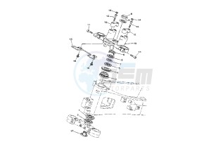 TDM ABS 900 drawing STEERING