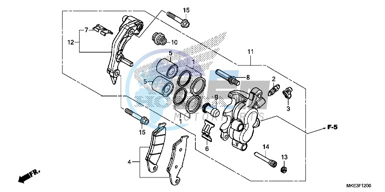 FRONT BRAKE CALIPER