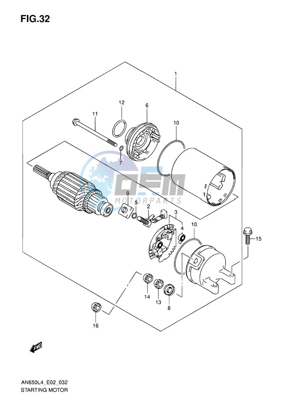 STARTING MOTOR