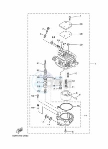 FT9-9LEX drawing CARBURETOR