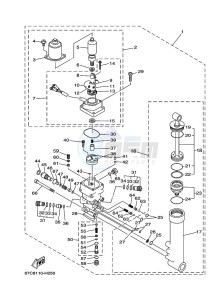 F30BETL drawing POWER-TILT-ASSEMBLY