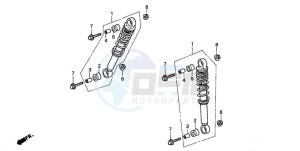 TRX90 drawing FRONT CUSHION