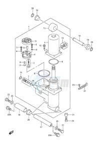 DF 40 drawing Power Trim