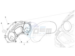 X10 125 4t 4v ie e3 drawing Meter combination - Cruscotto